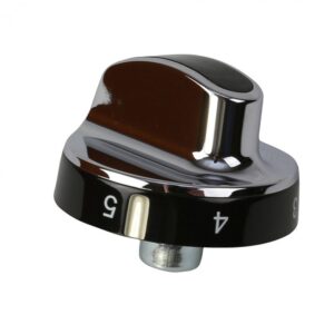 083157010 NEW WORLD OVEN KNOB FS ELEC HP (BLACK/CHROME)-NW541/NW601-GENUINE
