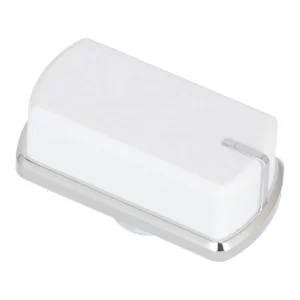 083240905 BELLING OVEN COOKTOP KNOB (WHITE/CHROME)- MUST CHECK SHAFT BEFORE ORDERING