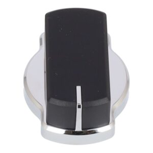 083240908 BELLING OVEN COOKTOP KNOB BLACK & CHROME-GHU70GCS